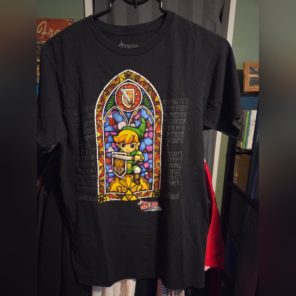 Legend Of Zelda Black Graphic T-Shirt - Unisex
